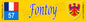 Plaque métal décorative 10x40 cm jaune Fontoy 57