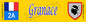 Plaque métal décorative 10 x 40 cm jaune Granace