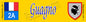 Plaque métal décorative 10 x 40 cm jaune Guagno