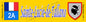 Plaque métal décorative 10 x 40 cm jaune Saint Lucie de Tallano