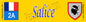 Plaque métal décorative 10 x 40 cm jaune Salice