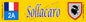 Plaque métal décorative 10 x 40 cm jaune Sollacaro