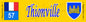 Plaque métal décorative 10 x 40  Thionville 57
