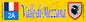 Plaque métal décorative 10 x 40 cm jaune Valle di Mezzana