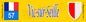 Plaque métal décorative 10x40 cm jaune Vic sur Seille 57