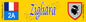 Plaque métal décorative 10 x 40 cm jaune Zigliara