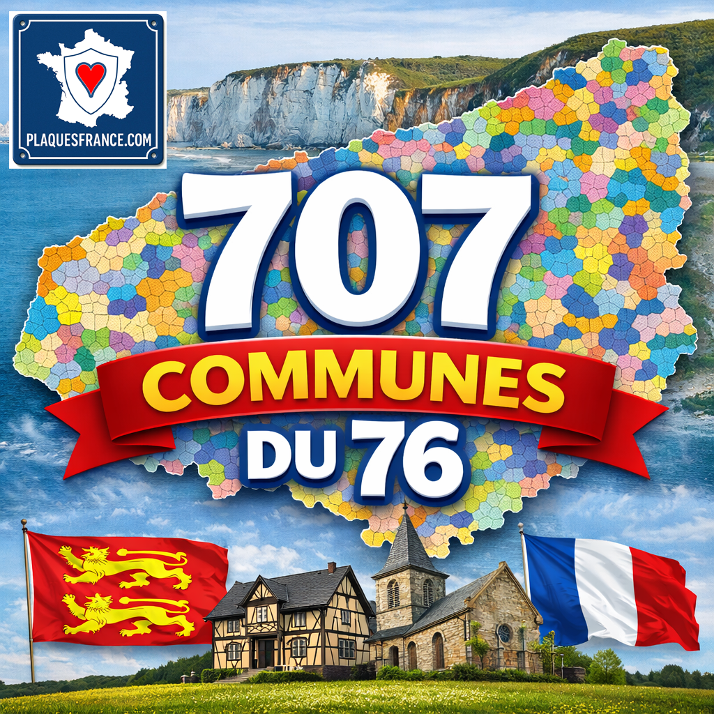 Plaque métal décorative 20X30 co J' ❤️ Les Ifs, Seine Maritime (76)