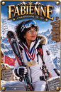 Plaque métal décorative, Fabienne La Skieuse