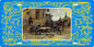 Plaque métal décorative  carte postale ancienne de Ste Marie aux Chênes, guerre Franco-prussienne de 1870