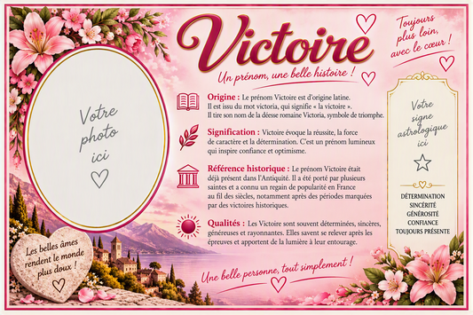 Plaque métal décorative, Victoire